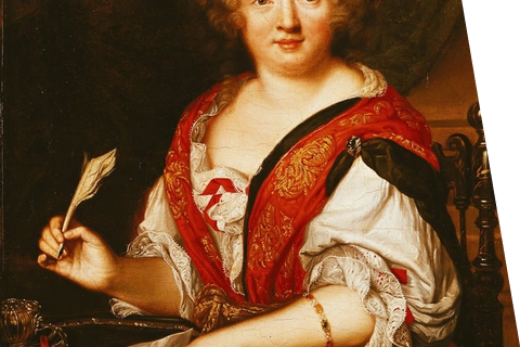 Portrait of Madame de Sevigne Writing  - (MeisterD